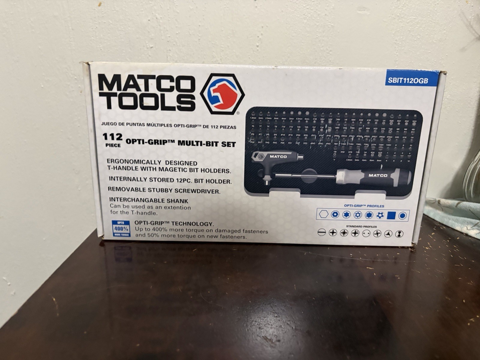 Matco Tools SBIT112OGB 112 Piece Opti-Grip Multi-Bit Set