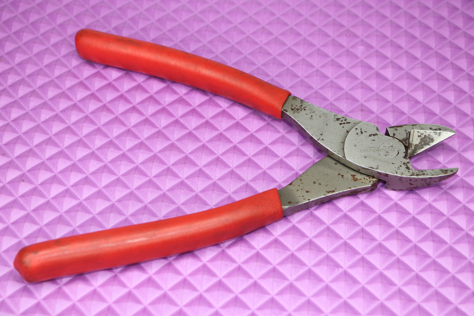 Snap-On Power Edge High-Leverage Diagonal Cutter Red Soft Grip Handle 388CF