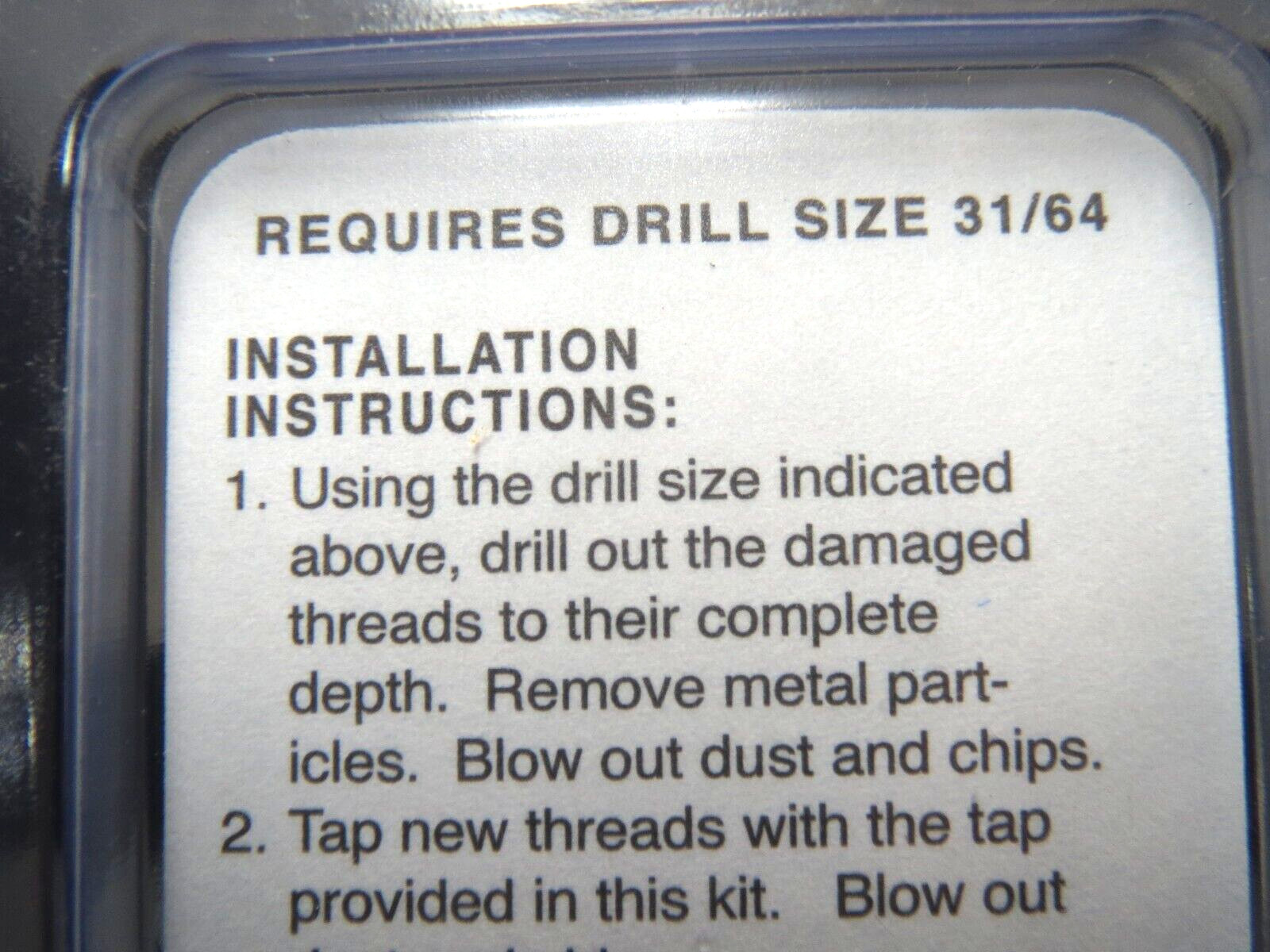 M12x1.25 Metric Thread Repair Kit & Inserts 3221-M12F Perma-Coil – Made in USA