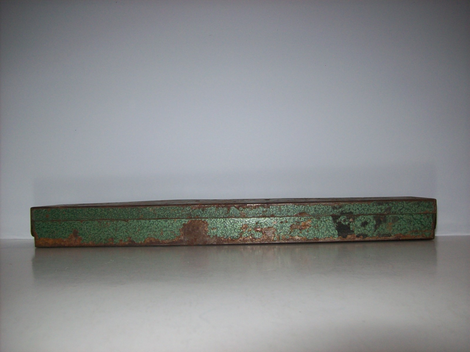 EMPTY Vintage S-K Tools Green Metal Socket Set Case Box, 15″L x 3″ W x 1.5″ T