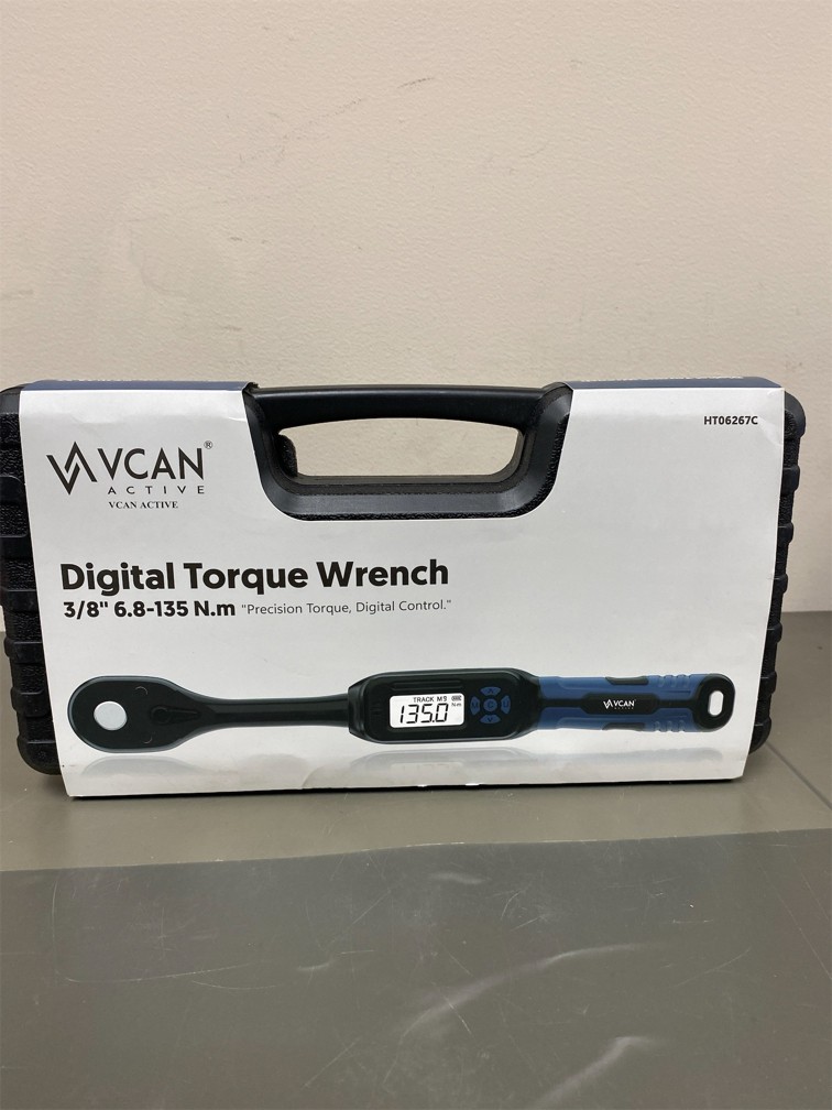 VORXEON Digital Torque Wrench – 3/8″ Drive, 4.9-99.6FT.LB …