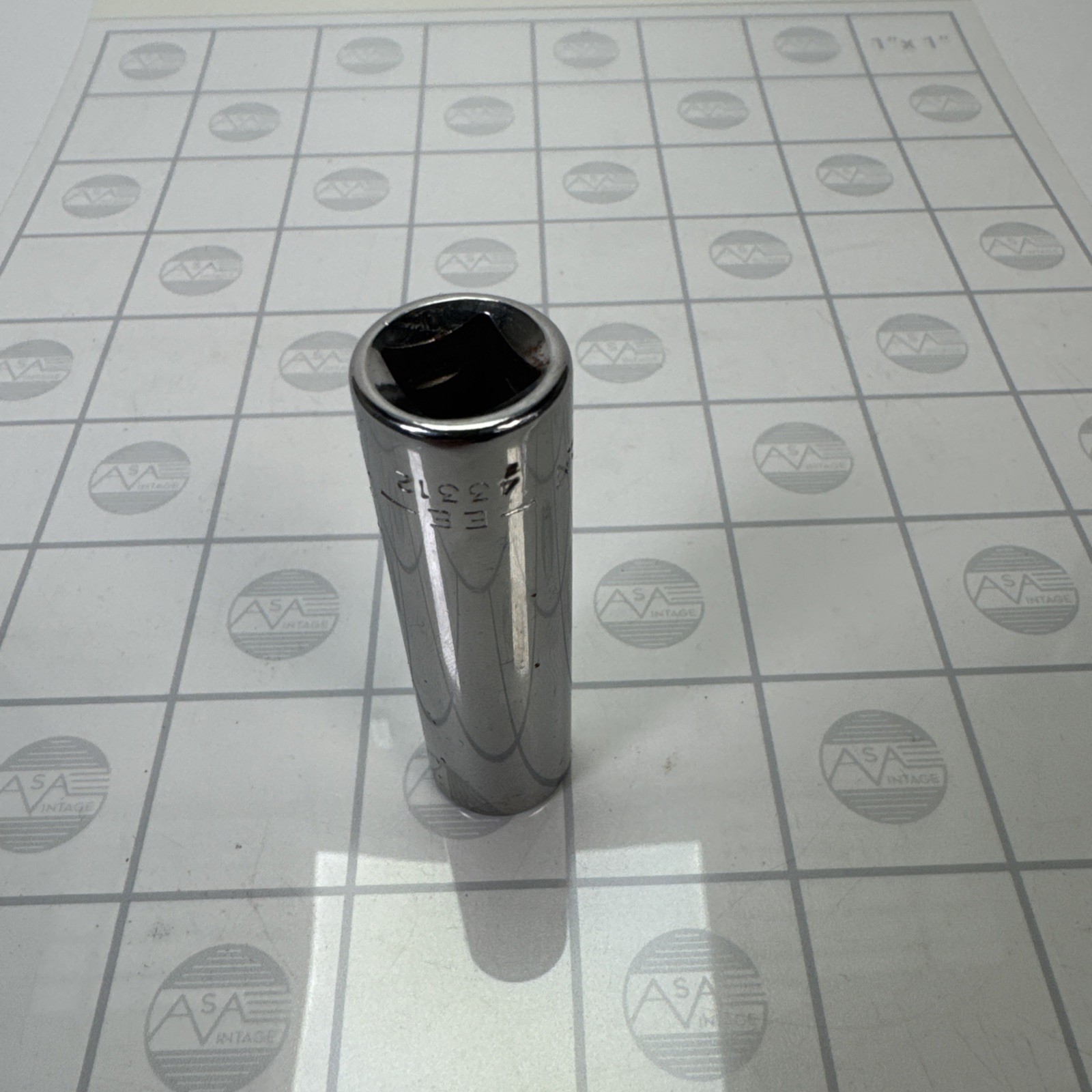 Vintage Craftsman 3/8″ Drive 1/2″ 12 Point Deep Socket SAE EE 43312 USA
