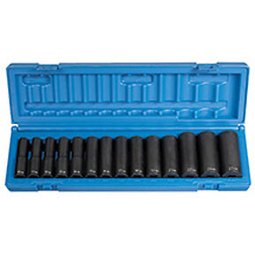 Grey Pneumatic 1412MD 1/2″ Drive 14 Piece Deep Metric Set