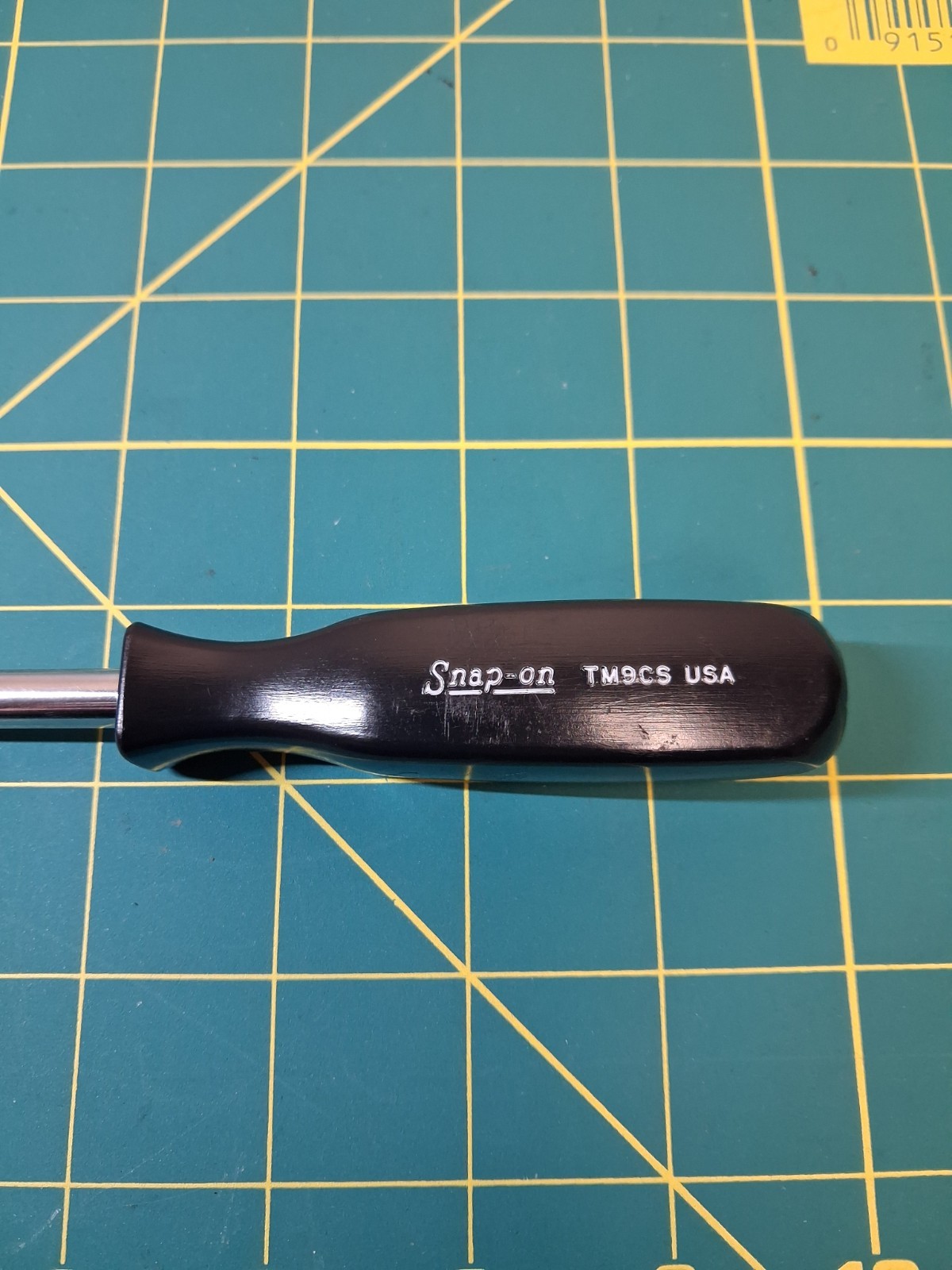 Snap-On TM9CS 1/4 “Drive 9″ Long Shank Socket Driver Black Hard Plastic Handle