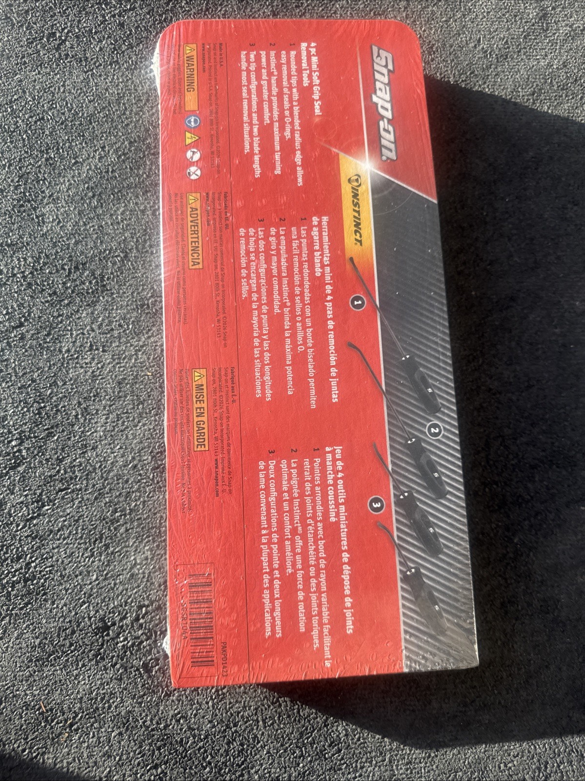 For Snap-on Tools SGSR104AB Seal Remover Set Black New Sealed