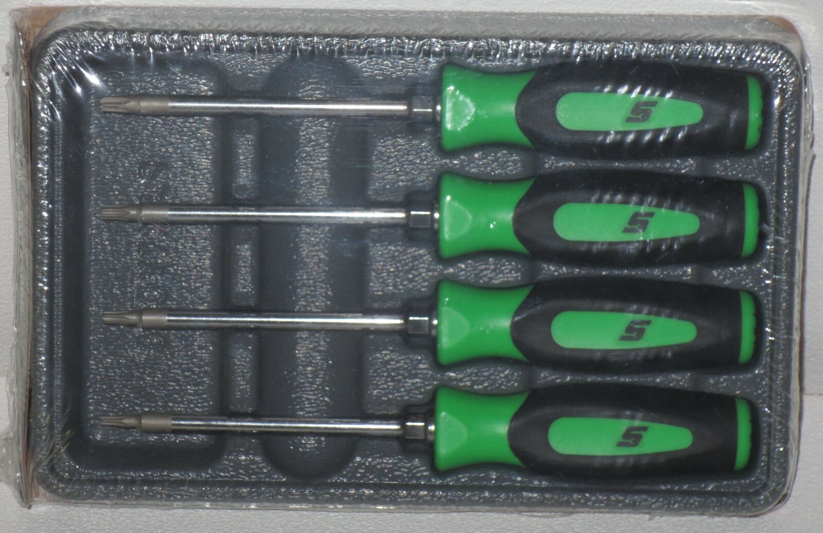 NEW Snap-on Torx Set SGTX40BG *GREEN SOFT HANDLES* Mini Torx BRAND NEW & SEALED!