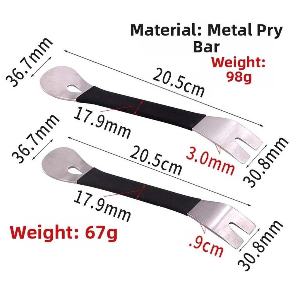 Sturdy Metal U Shaped Pry Bar for Car Audio For Dash and for interior Clip