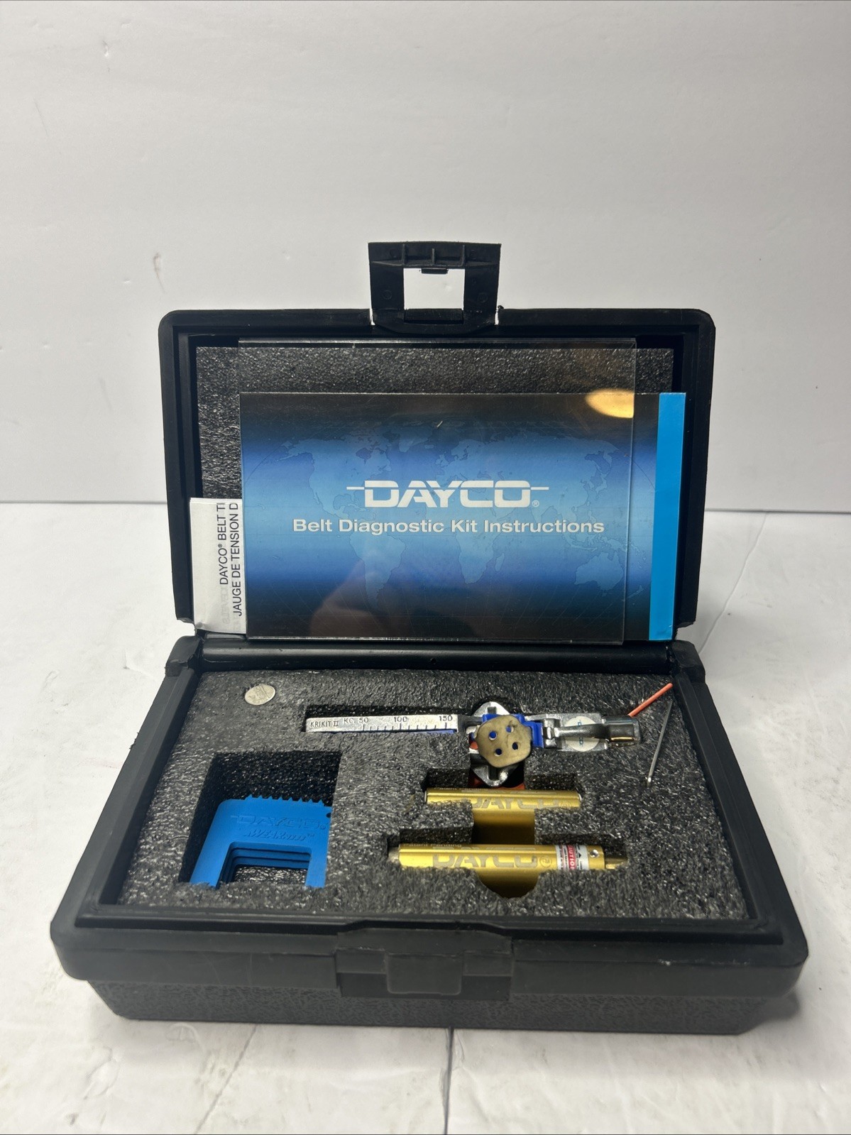 Dayco Belt Diagnostic Kit Merchandising Tool 93866 With Extra Belt Gauge
