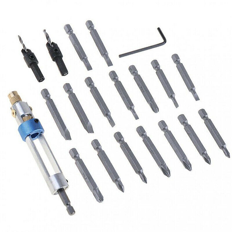 20pcs Half Time Drill Driver Multi Function Screwdriver Tool Screw Power Tool