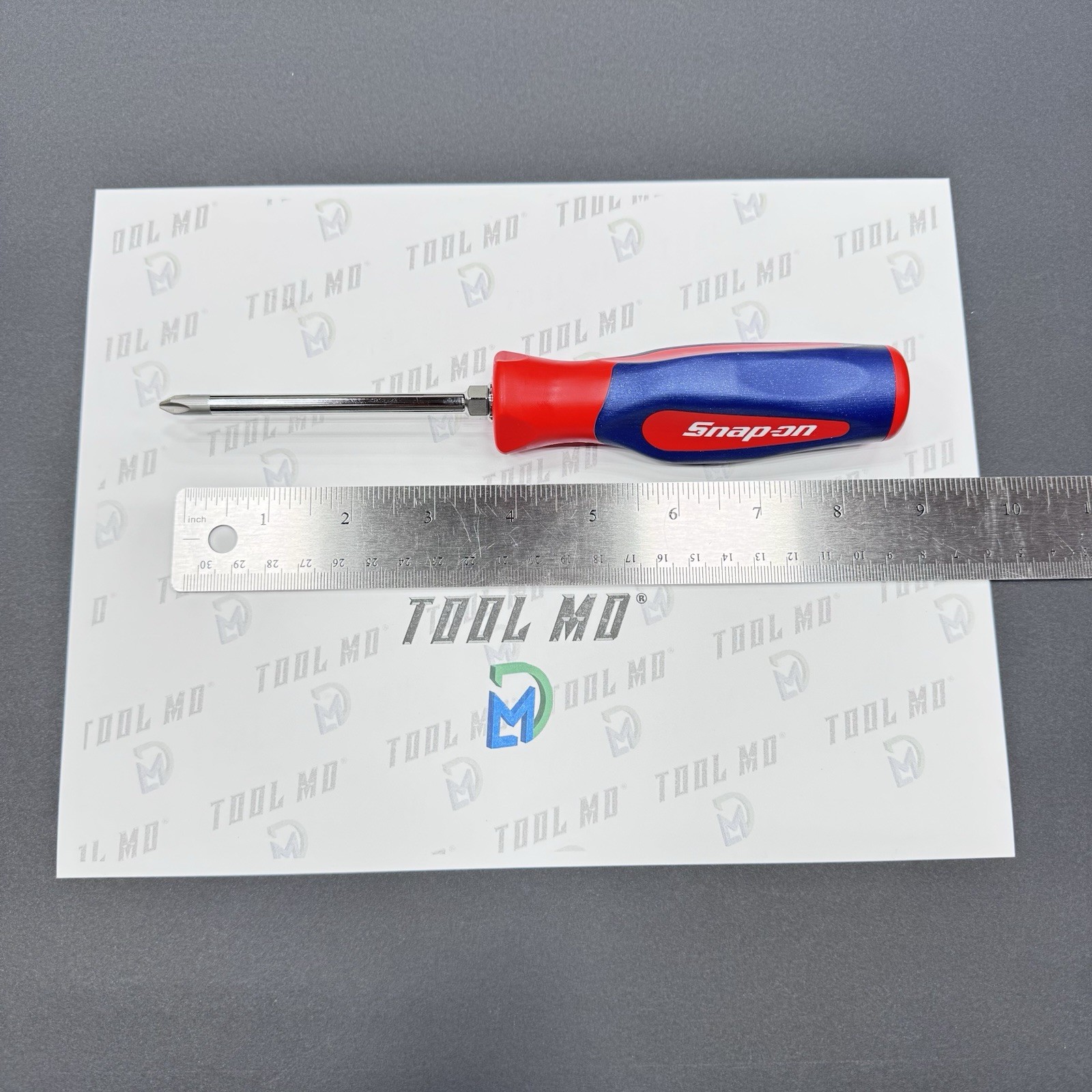 Snap-on Tools USA NEW RED WHITE BLUE PHILLIPS #2 Hard Grip Screwdriver SHDP42IR