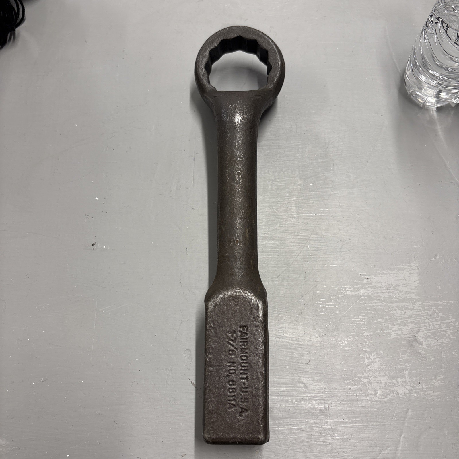 Vintage Fairmount USA 12 Point Offset Striking Face Box Flogging Wrench VGC 13”