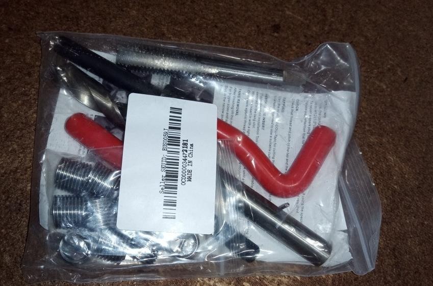 M12x1.75 Thread Repair Kit 15PC Stainless Helicoil【used】