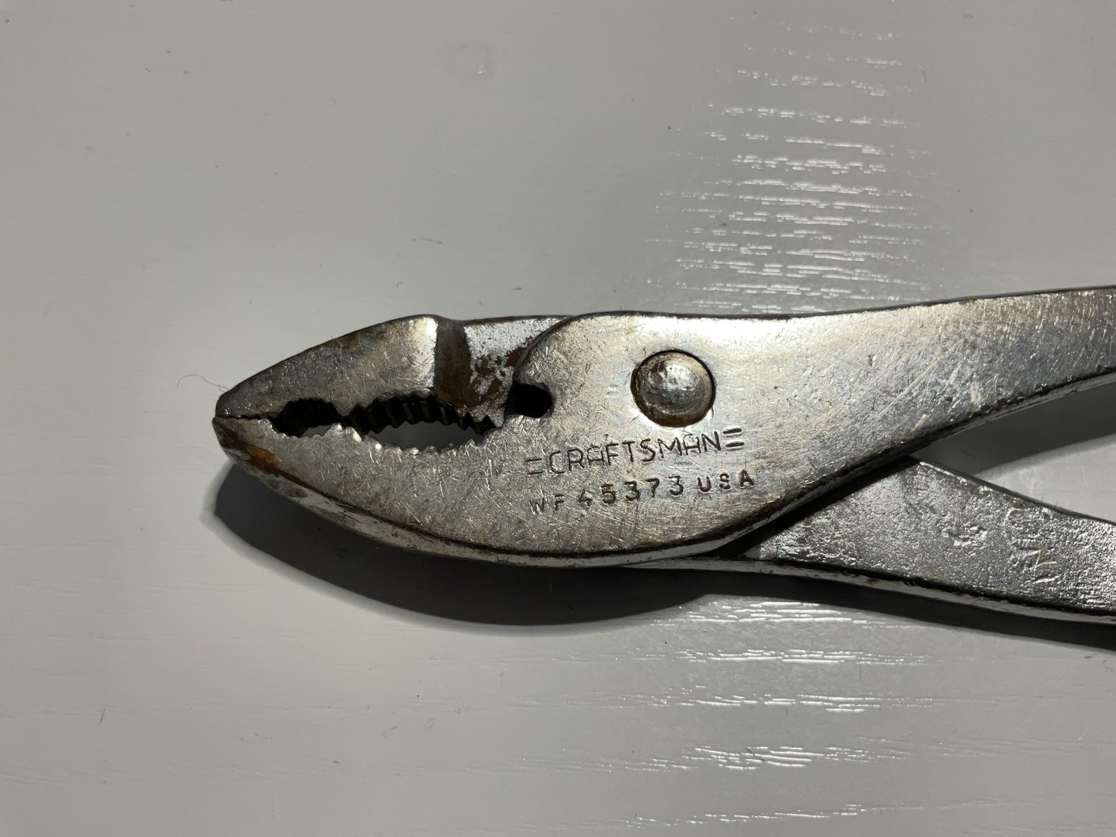 Vintage Craftsmen WF 43373 USA Double Bite 8” Slip Joint Pliers