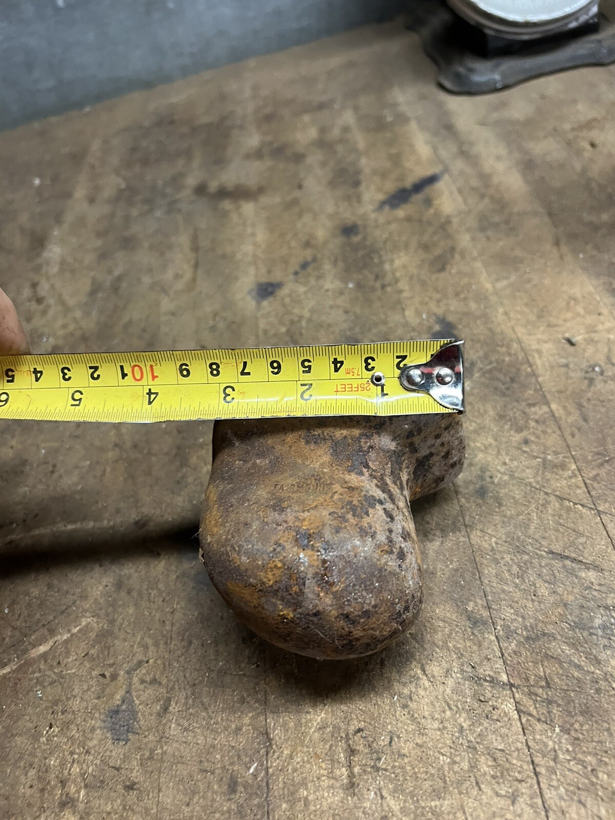 Vintage Auto Body Blob Dolly Cast Iron Hammer Anvil Hand Tool Fairmount 4.5 Lbs