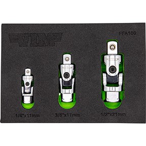 3 PC. FIRM FLEX DUAL DRIVE UJ ADAPTER SET VIM-FFA100 Brand New!