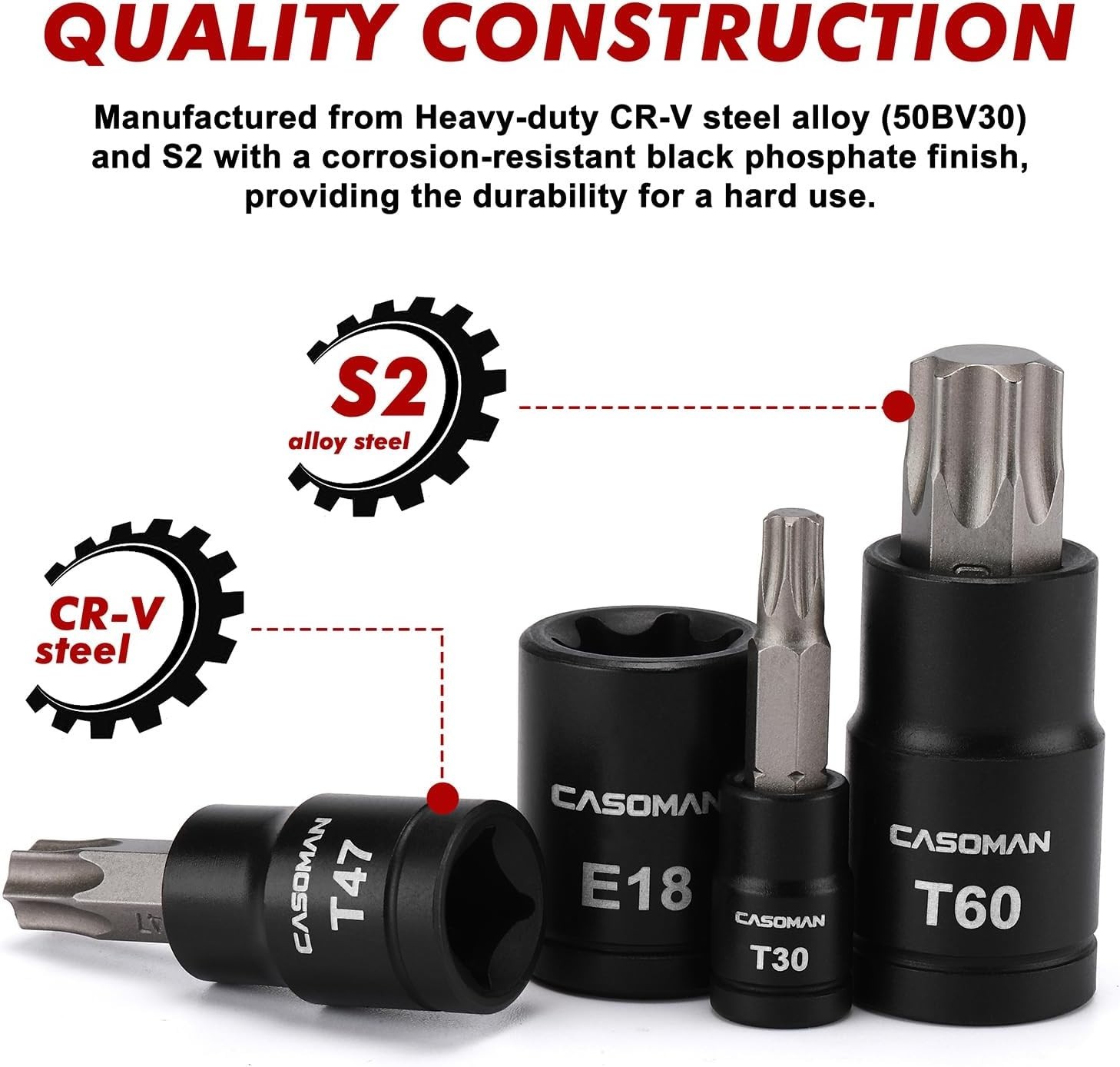 71-Piece Master Hex & Torx Bit Socket Set