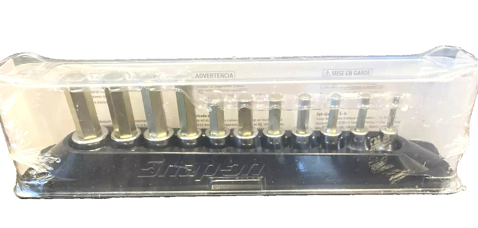 NEW Snap-on™ 3/8″ drive 4 thru 14 mm Allen Hex Socket Driver Set 211EFAMY Sealed