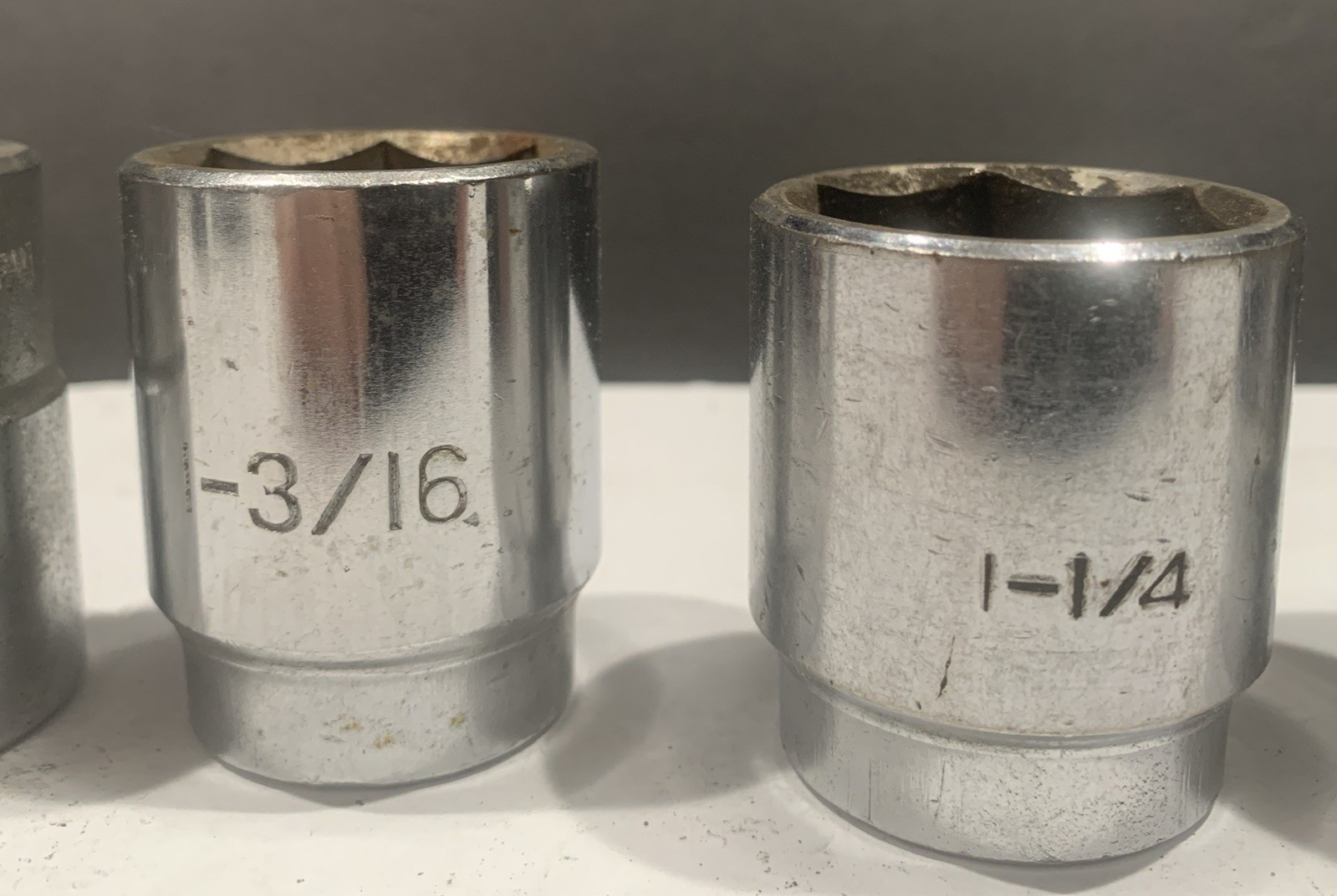 3/4 “ Drive 7 piece SAE Socket Set. Mac , S-K , True Craft & Unbranded ￼￼