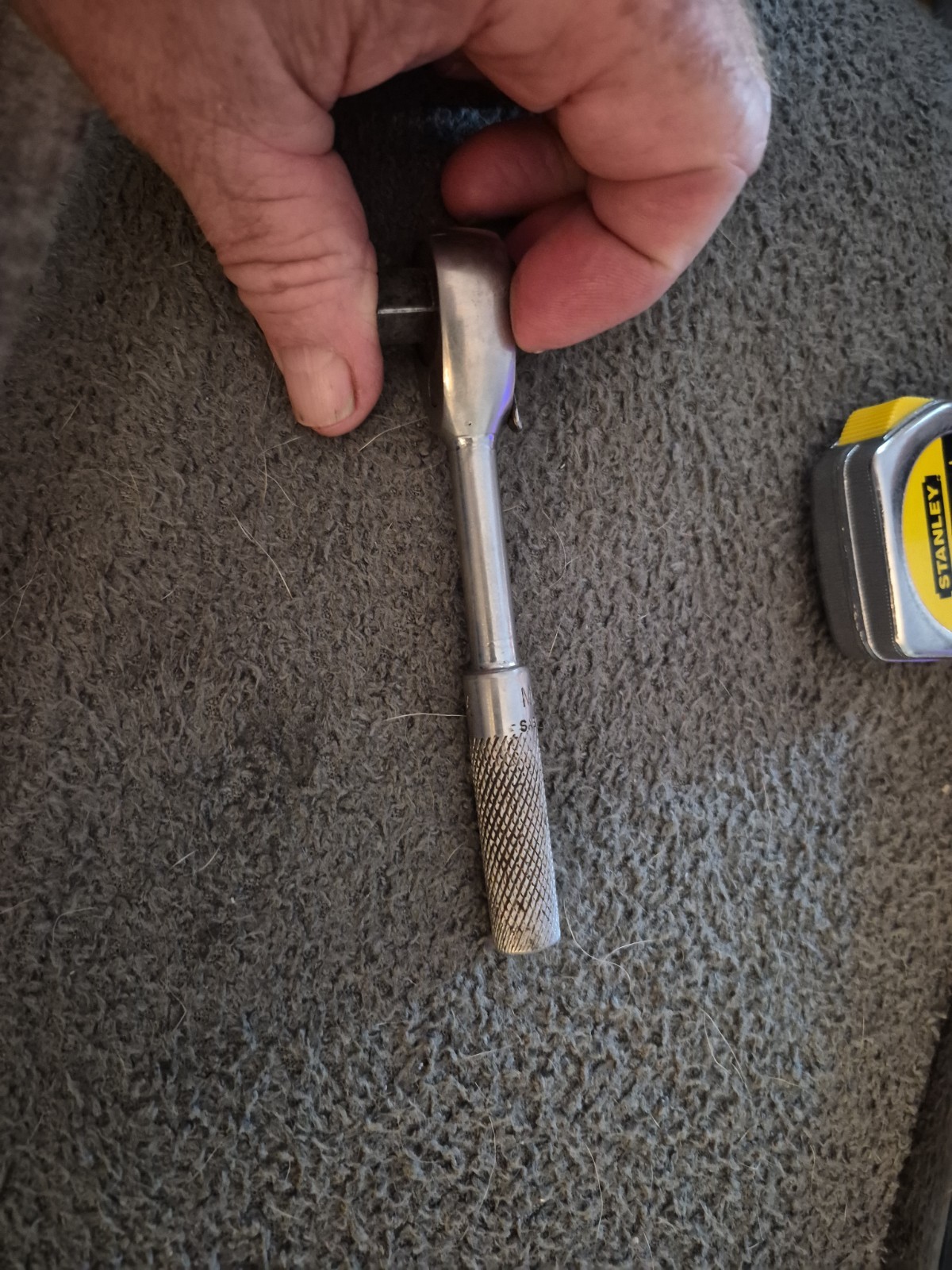Mac Tools M1RX 3/8″in A 1/4 body Drive 5” Knurled Ratchet