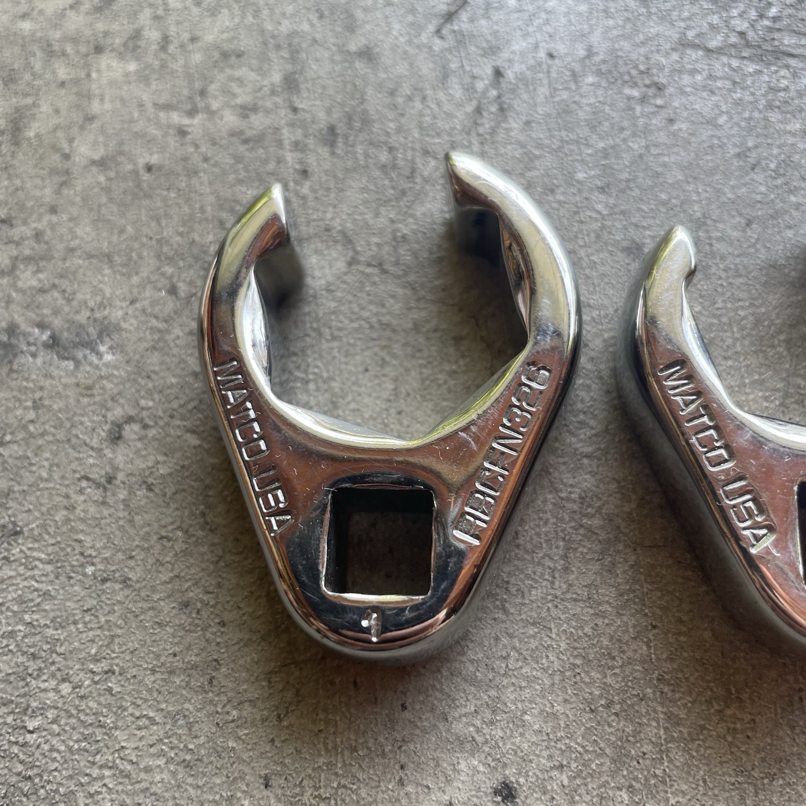 Matco Tools 5pc 3/8″ Drive SAE Crowfoot Wrench Set 1/2″- 1″ USED