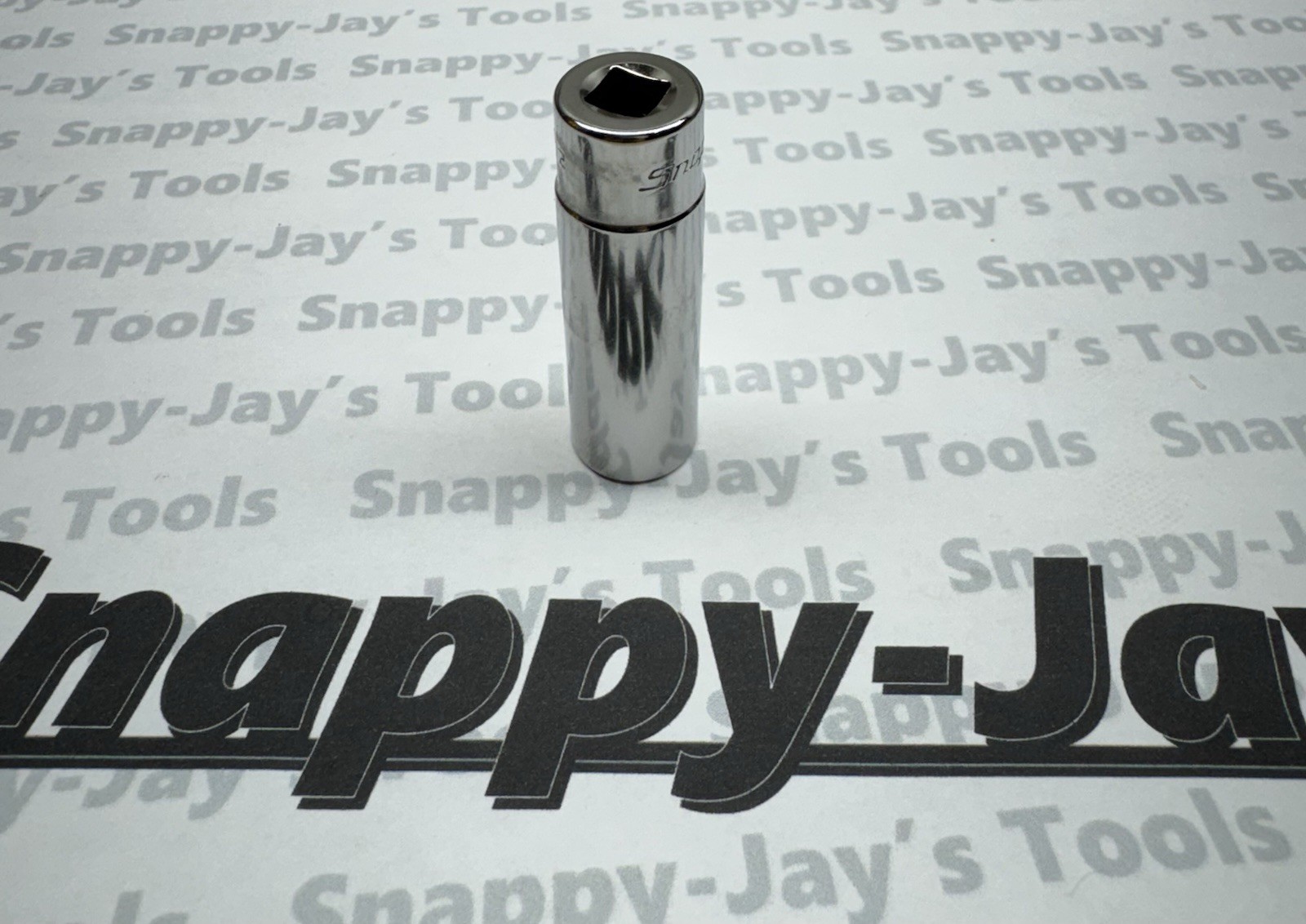 Snap-on Tools USA NEW 1/4″ Drive 7/16″ SAE 6 POINT Deep Chrome Socket STM14