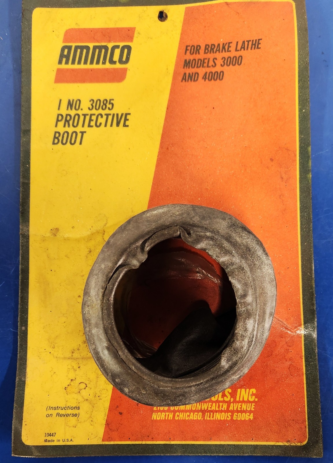 AMMCO 3085 PROTECTIVE SPINDLE BOOT – NEW OPEN PACKAGE