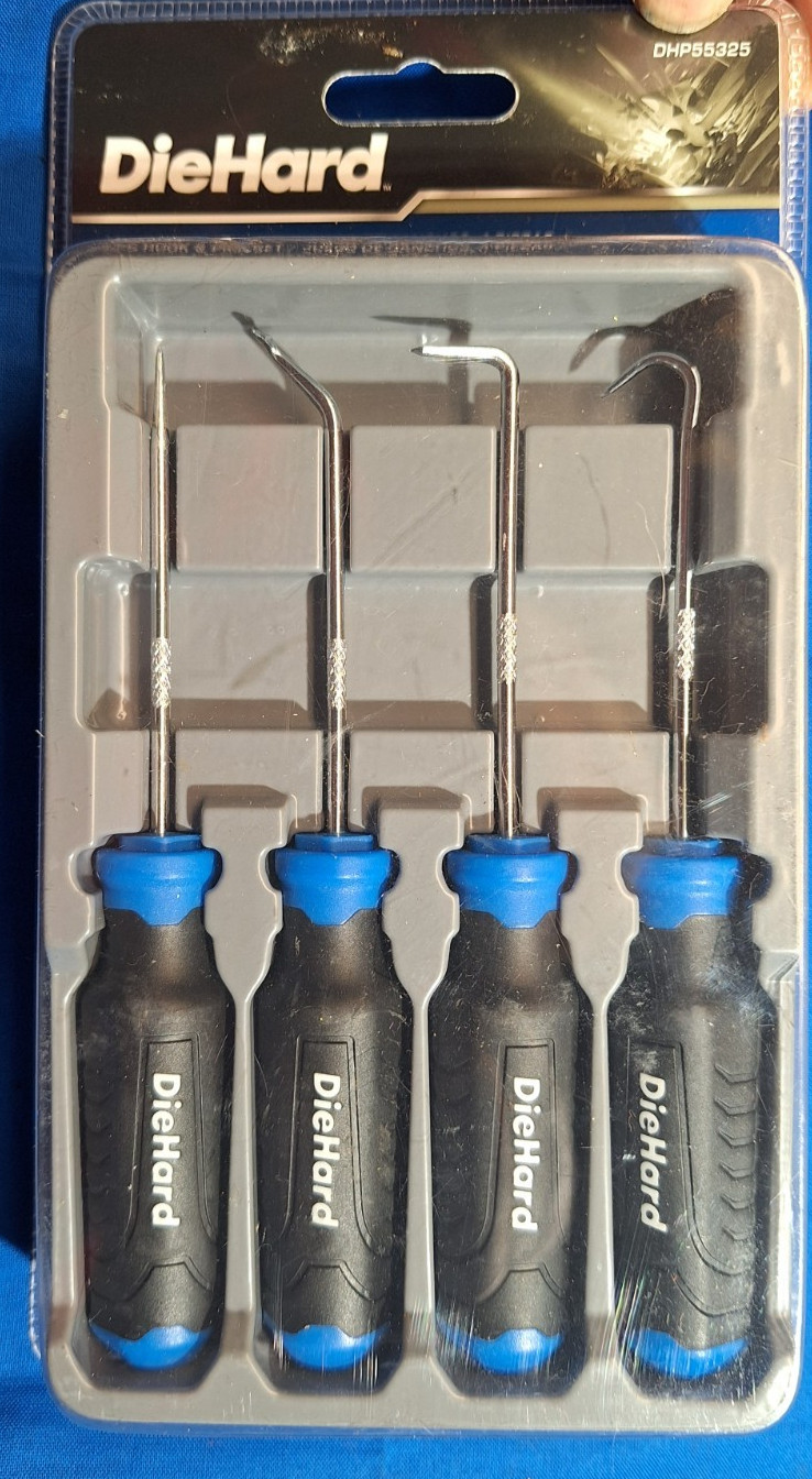 DieHard 4 piece pick and hook set DHP55325 NEW & SEALED