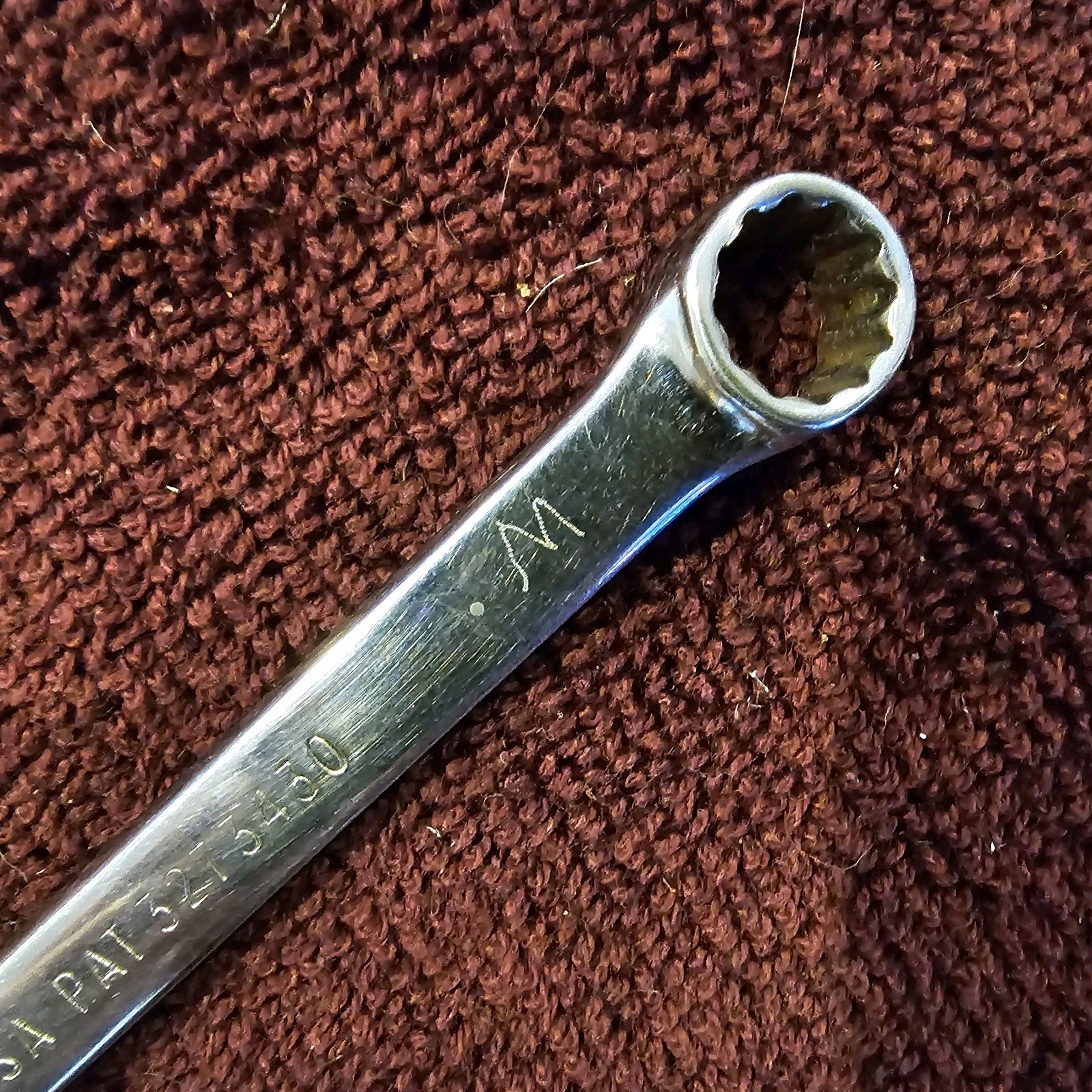 Vintage Snap-on OEX120 3/8″ 12 Point Short Combination Wrench USA