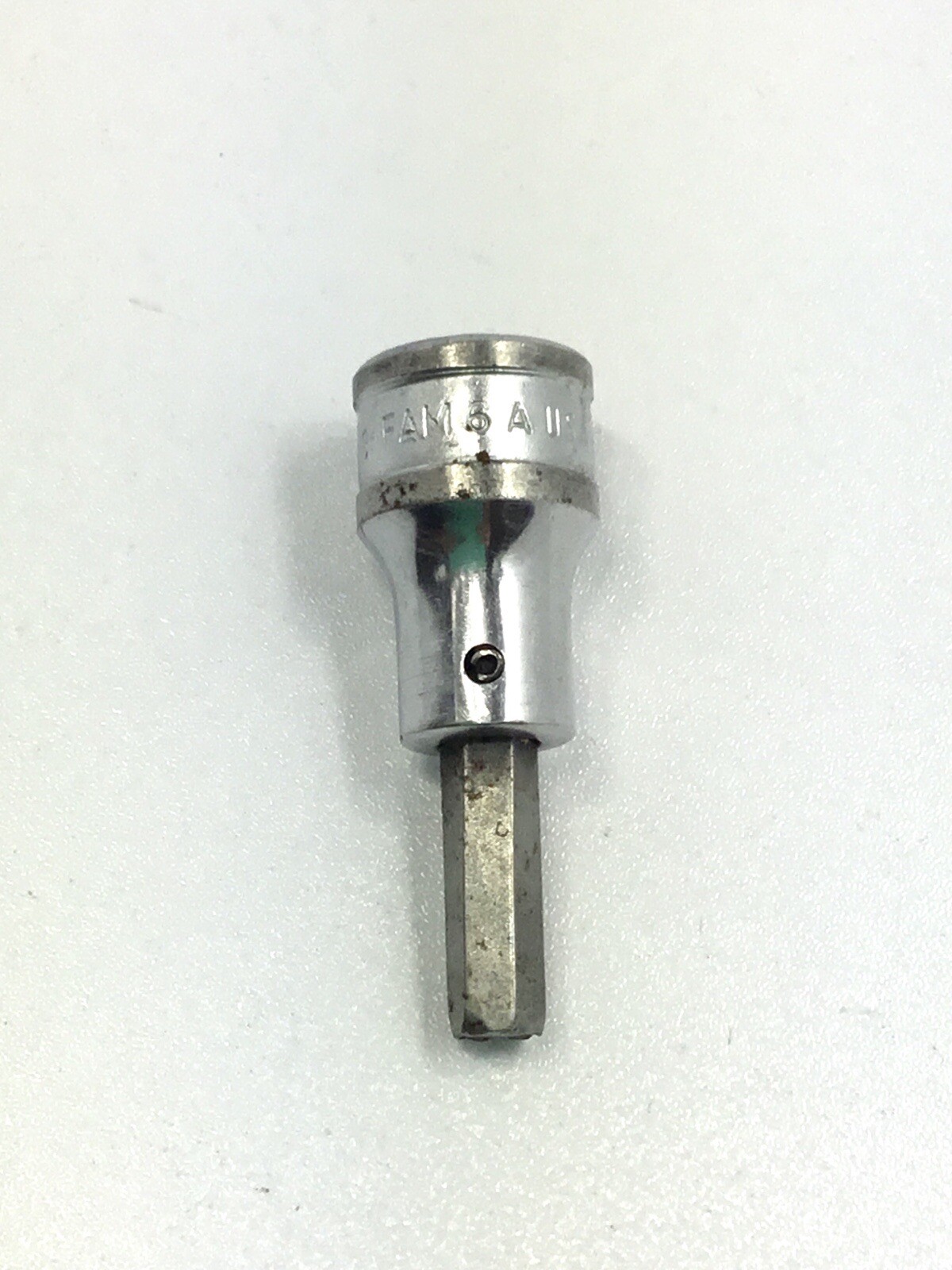 Snap-On Tools USA 3/8″ Drive 6mm Metric Hex Bit Chrome Socket Driver FAM6A
