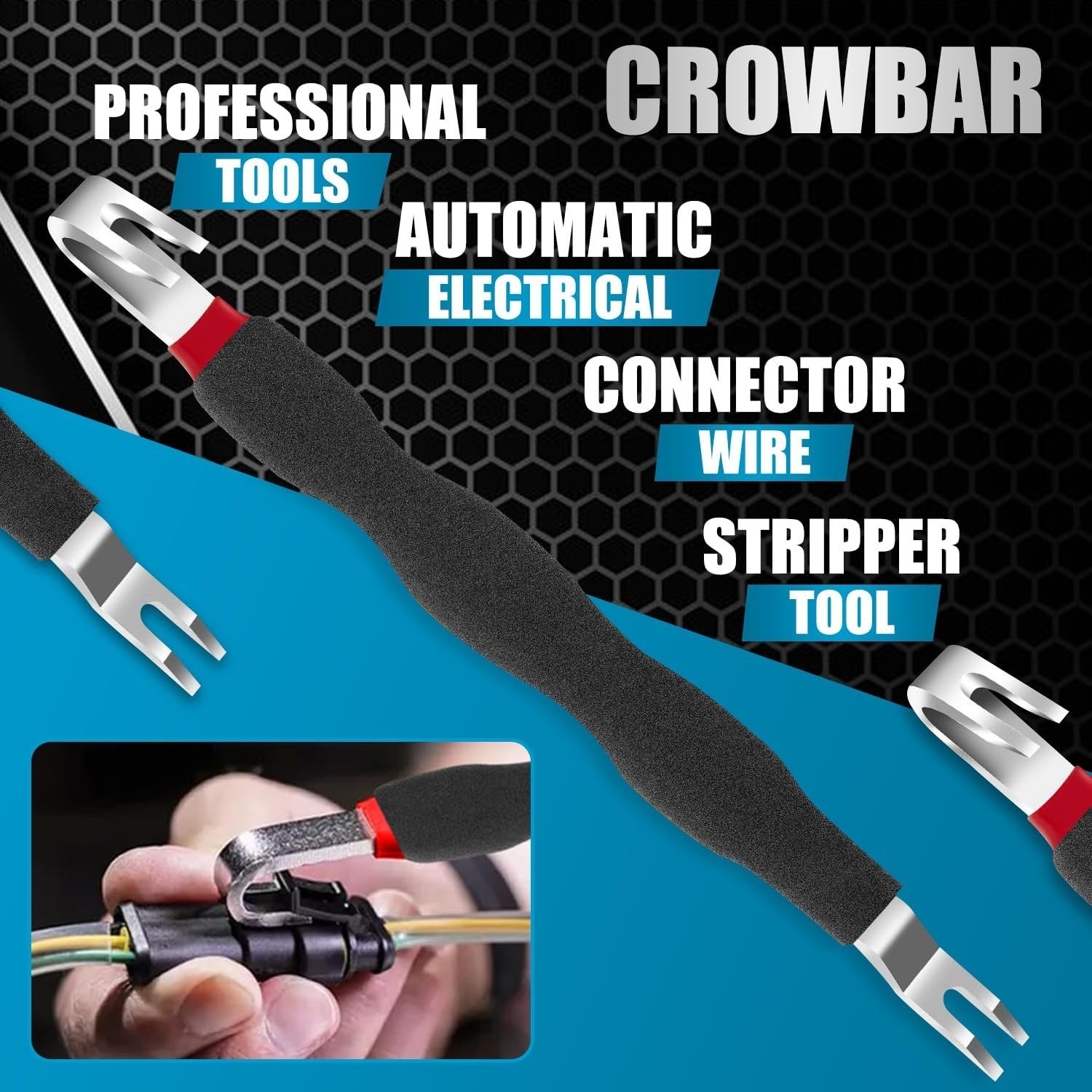 Electrical Disconnect Pliers Connector Separator Terminal Plug Removal Tool Kit