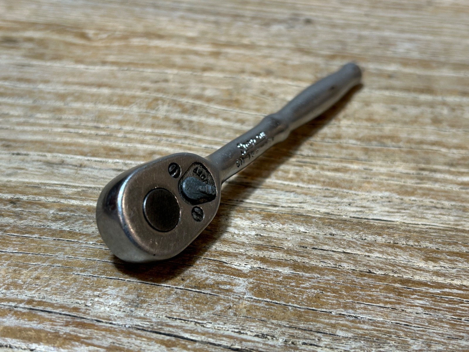 Vintage Snap On 1/4 Dr Ratchet w/ oil hole GM70R FREE SHIPPING GC!