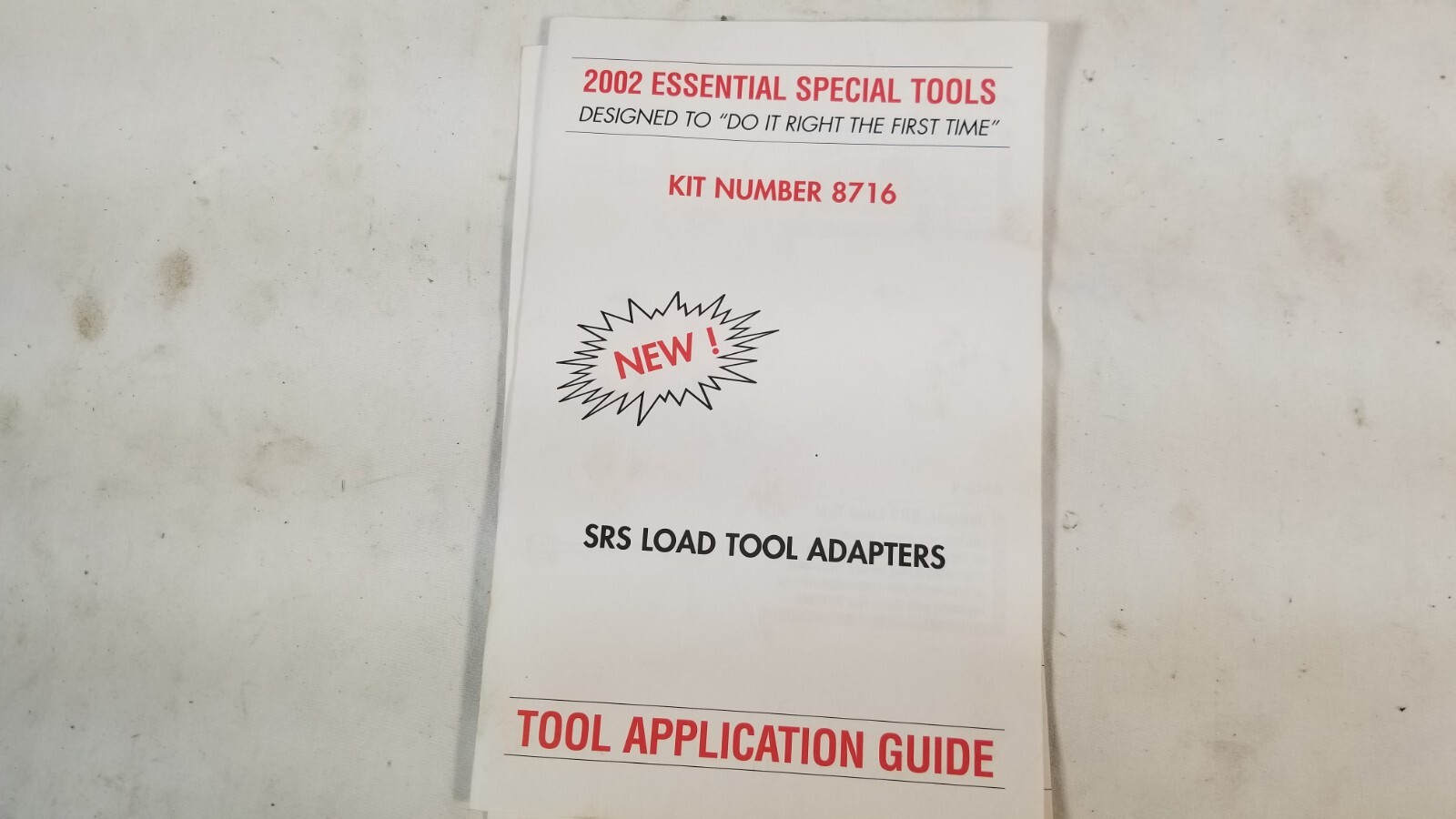 Miller Tools 8716 8443 SRS Load Tool Adapters Kit