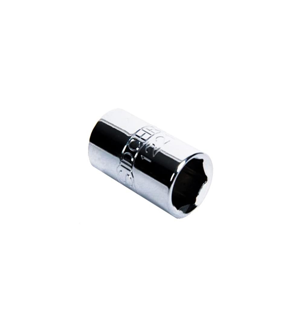 Sidchrome 6 Point 1/4-Inch Drive Socket, 11/32-Inch Size
