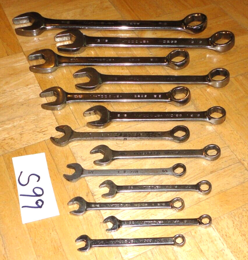 MATCO TOOLS 13 PIECE SAE. SHORT COMBINATION 6 POINT WRENCH SET 1/4 TO 7 /8