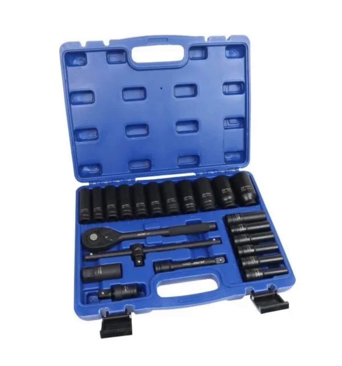 US PRO IMPACT 1/2″ Drive Socket Set 8mm – 32mm Ratchet Extension Bar U Joint Set