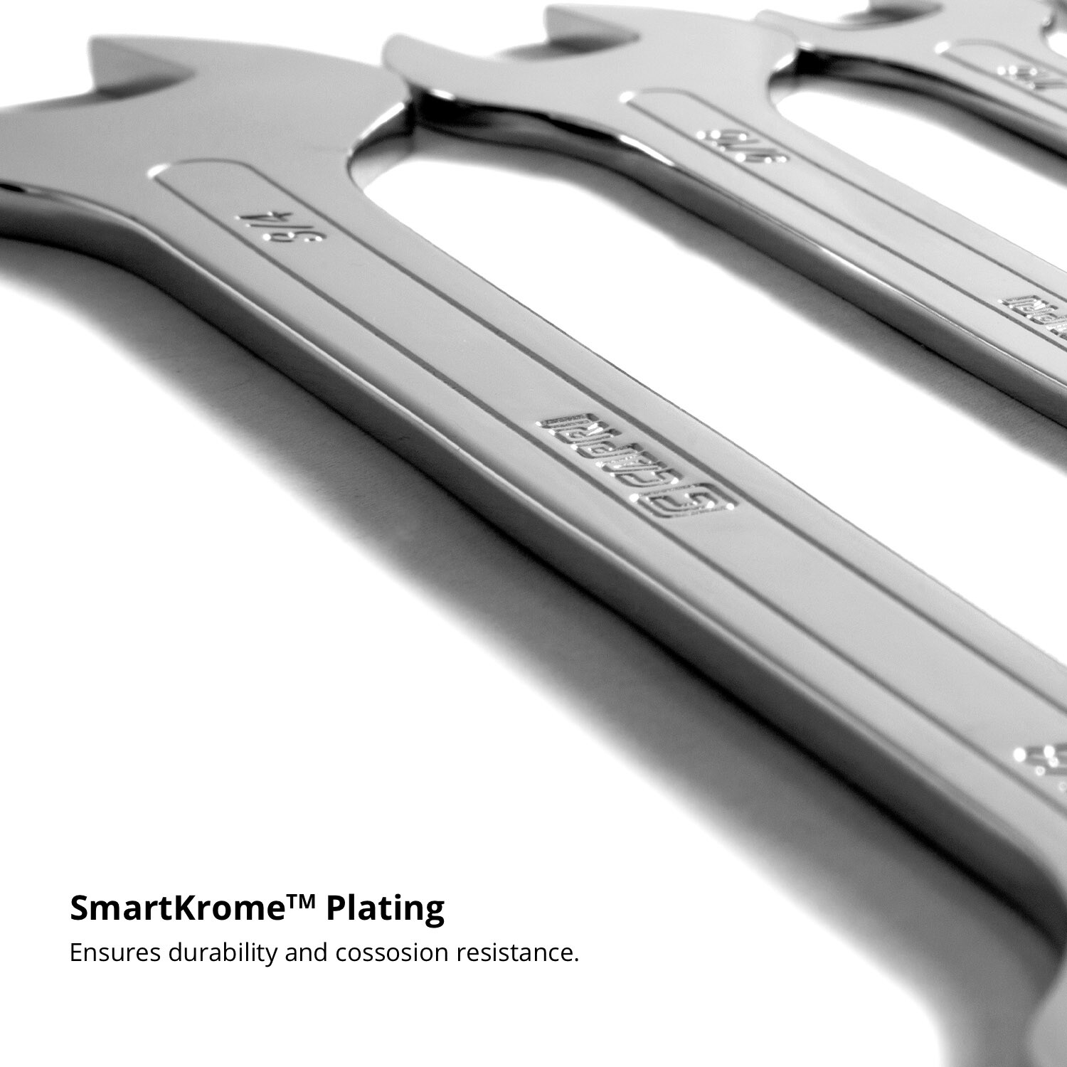 Capri Tools Super-Thin Open End Wrench Set, Metric & SAE, 14-Piece