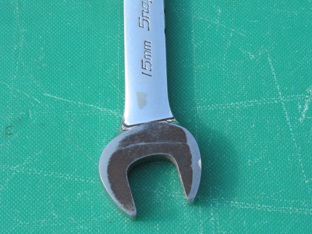 SNAP ON 15MM OXIM15B SHORT / MIDGET 12 POINT OPEN / BOX END METRIC WRENCH OXIM15