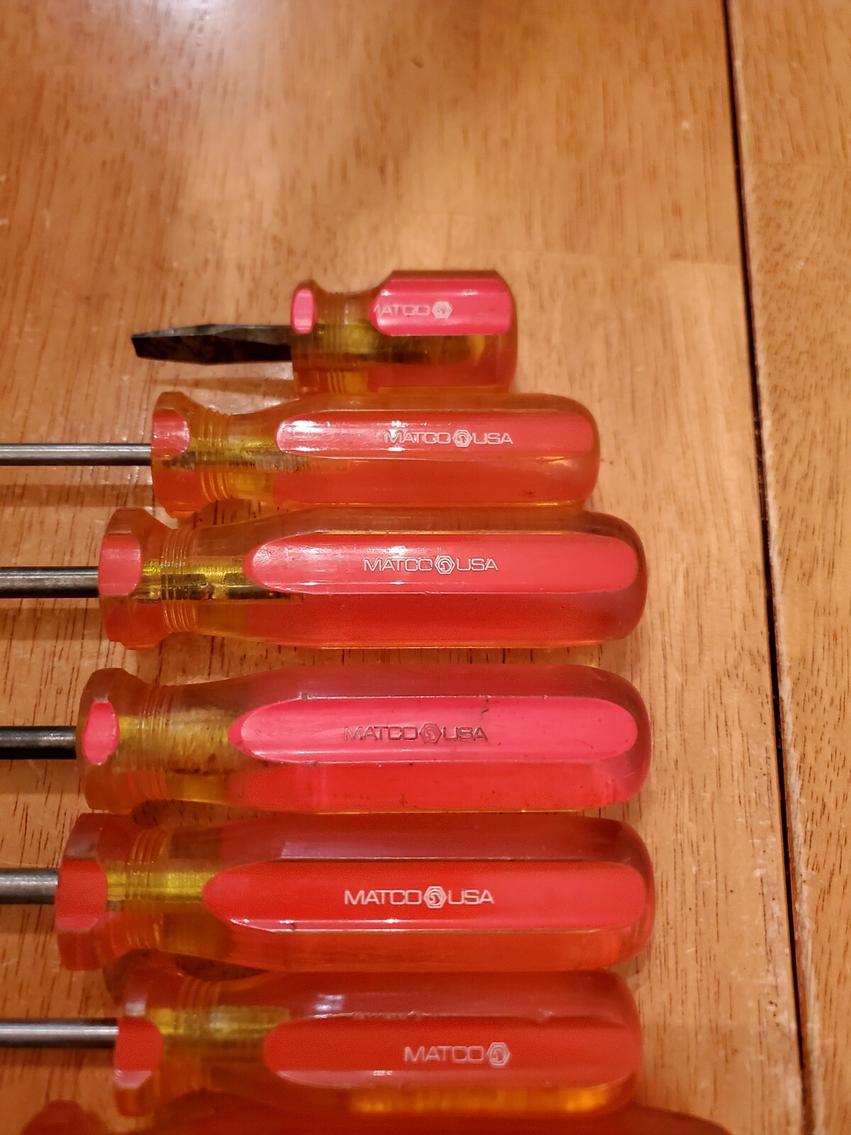 Matco Tools Vintage Mixed Phillips Flat Head Screwdrivers Lot Of 8