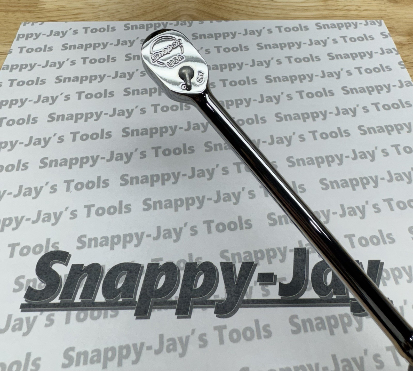 Snap-on Tools USA NEW 1/4″ Drive DARK TITANIUM Soft Grip Long Ratchet THLL72DT