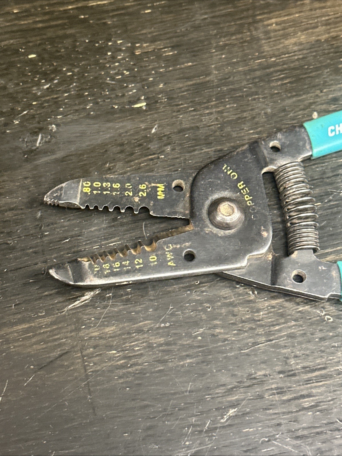 VINTAGE CHANNELLOCK NO. 958 WIRE STRIPPER CUTTER – USA