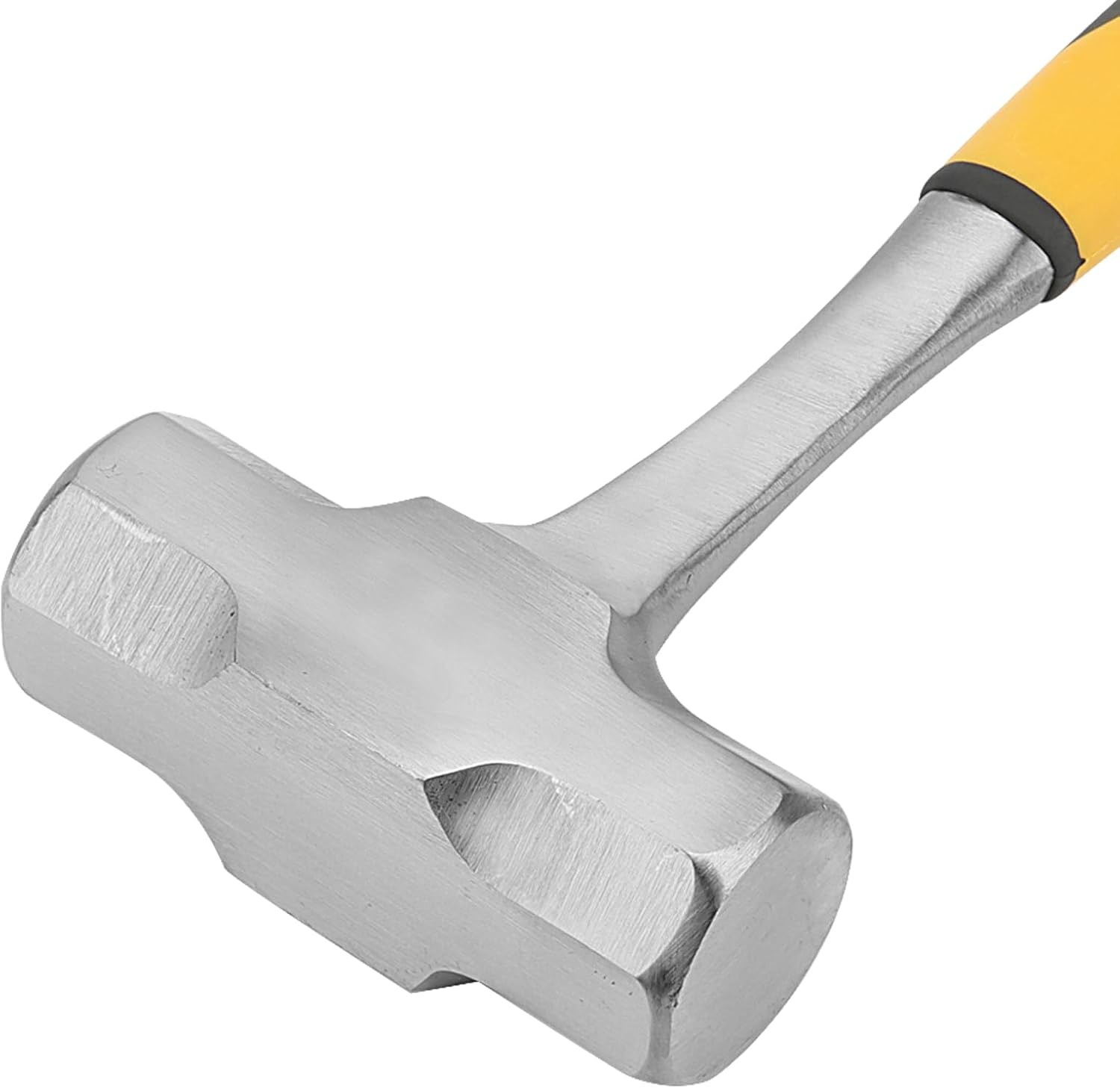 2 Pack 4lb Small Sledge Hammer, Club Hammer Medium, Silver, Black, Yellow