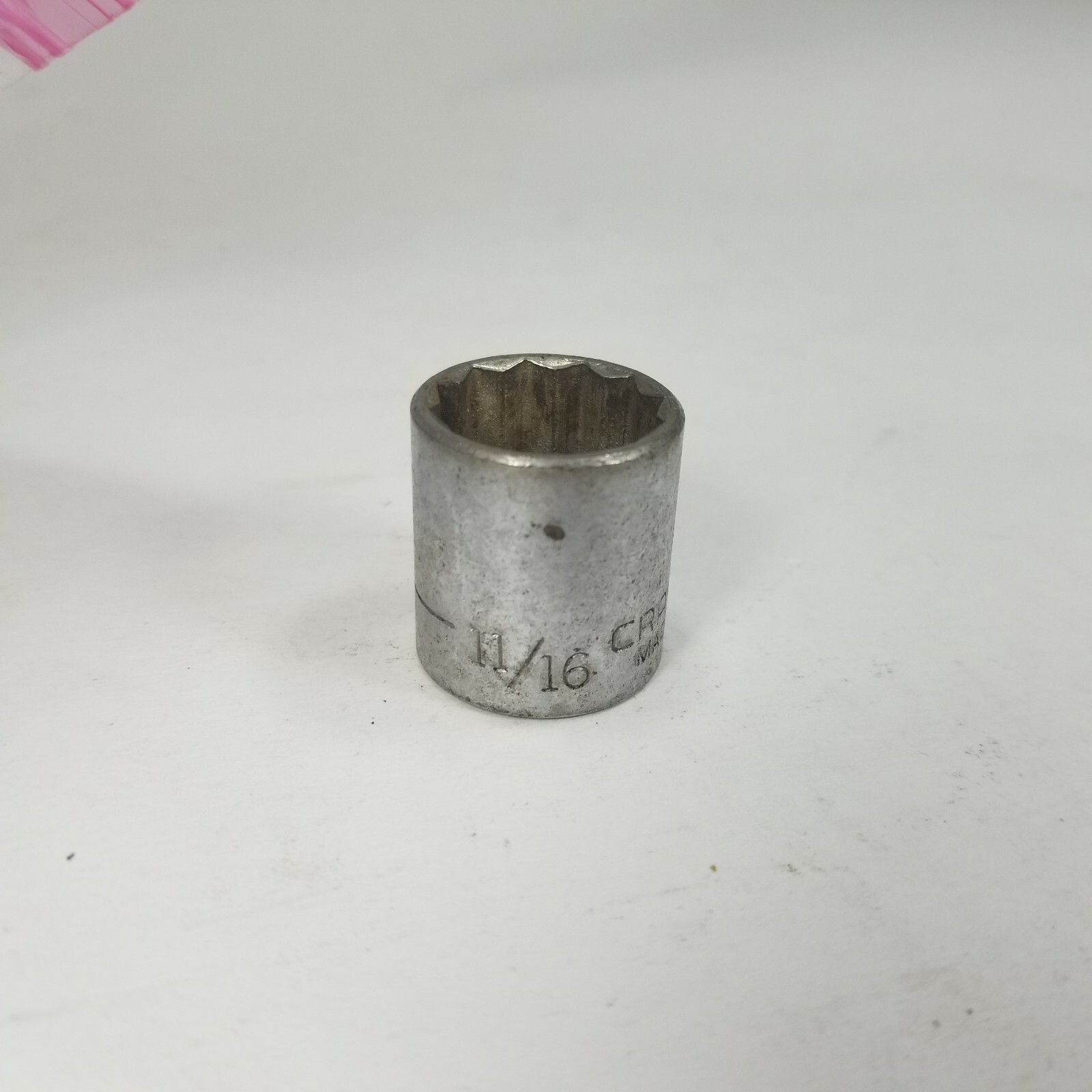 VINTAGE «CRAFTSMAN USA VV 44336″ SOCKET ~ 3/8″ DRIVE ~ 11/16» ~ 12 POINT