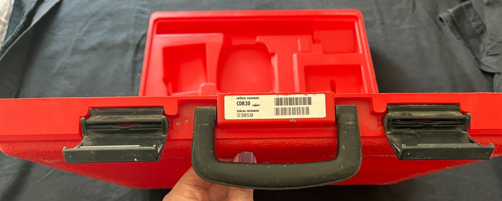 Snap-On Cordless Power Tools Case, PB123 EMPTY Case ONLY, Model CDR30