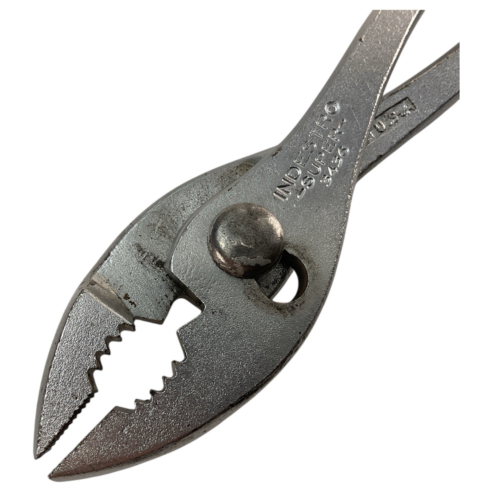 Indestro 3436 Super Slip Joint Pliers 6″ Vintage USA Made Hand Tool Collectible