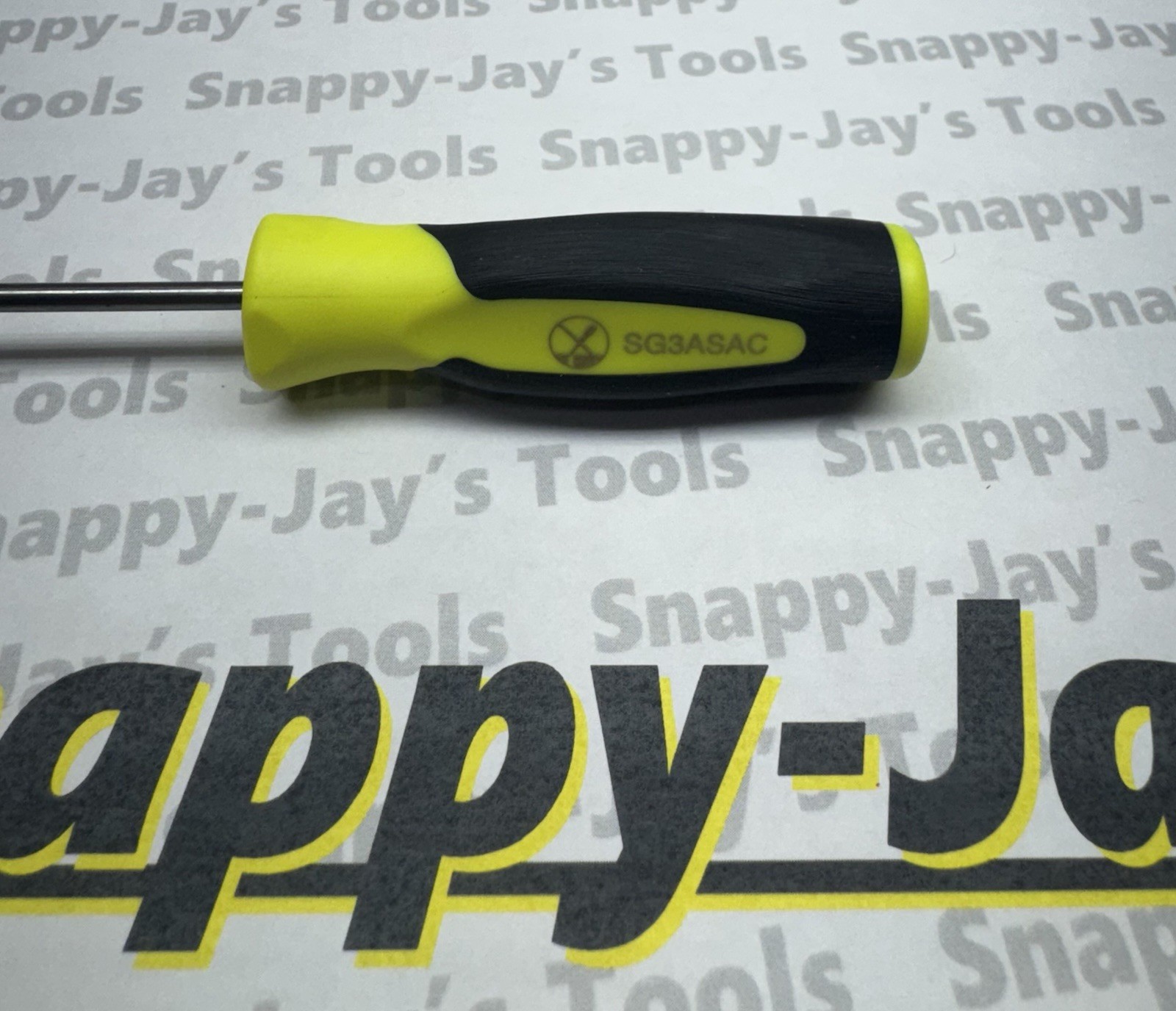 Snap-on Tools USA NEW HI VIZ Mini Instinct Soft Grip Straight Awl Pick SG3ASACHV