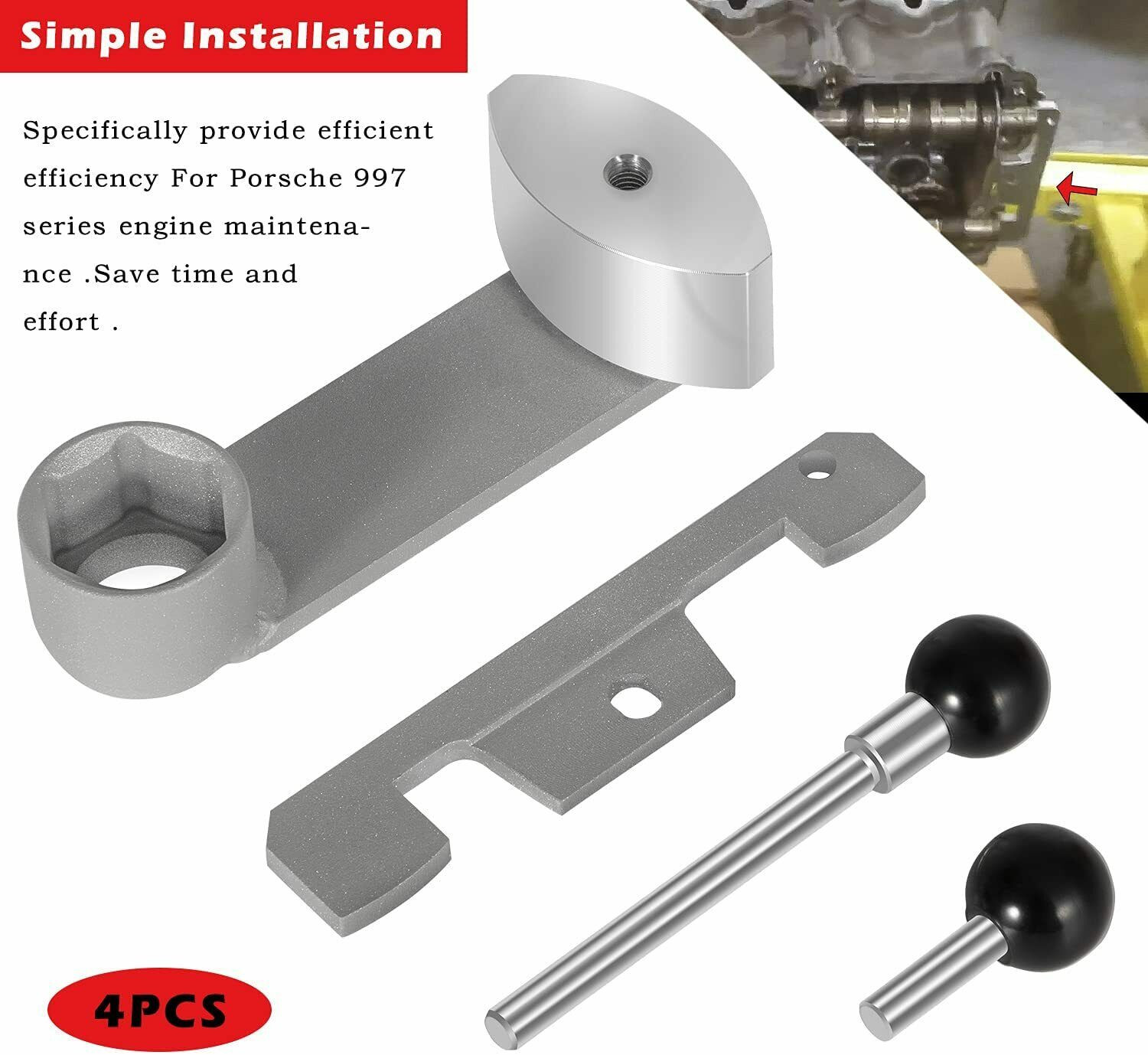 Camshaft Timing Tool Set for Porsche 911 (996/997) Cayman (986/987) 2.7 3.2 3.4