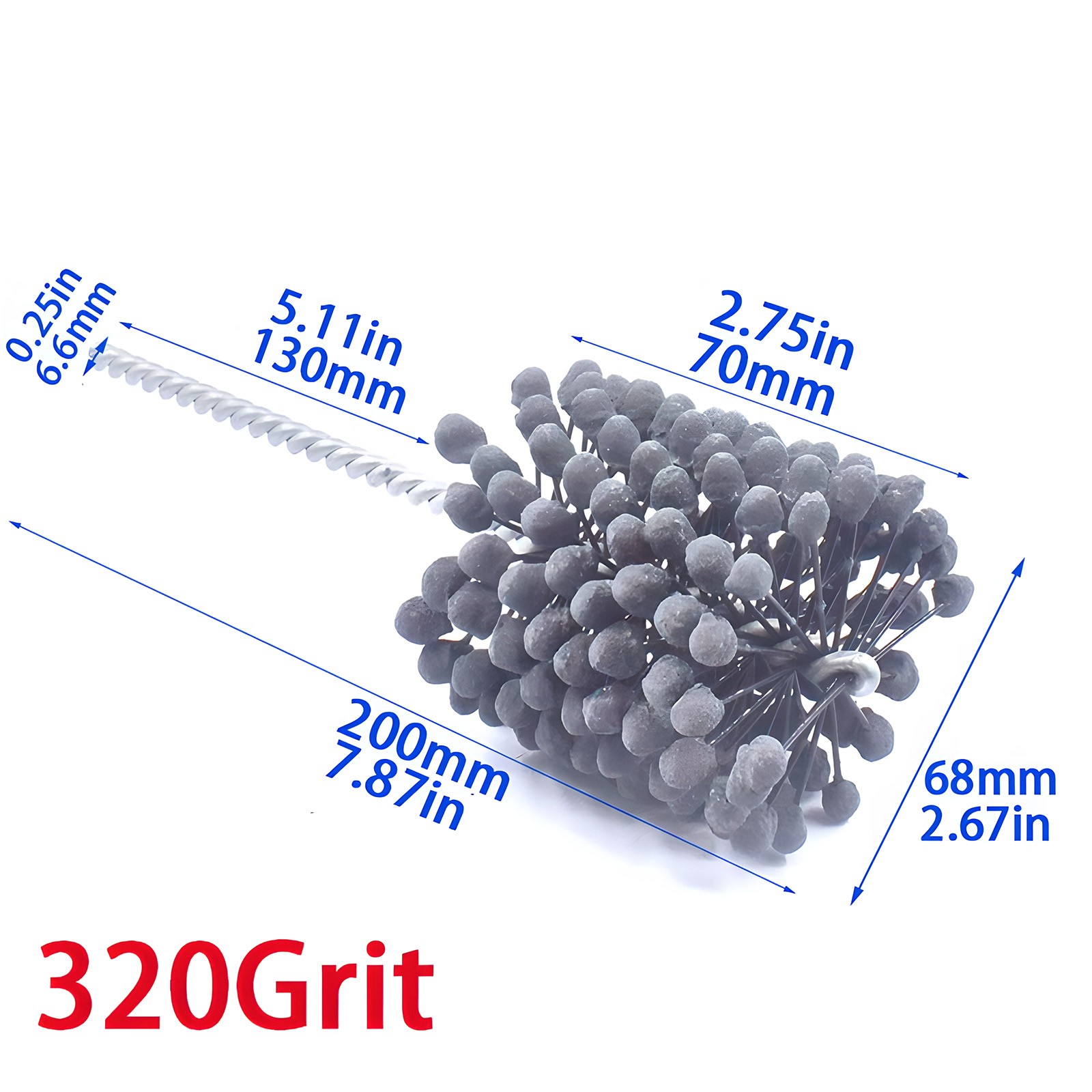 320 Grit Engine Cylinder Flexible Ball Hone 110mm 105mm 96mm 91mm 85mm 80mm 68mm