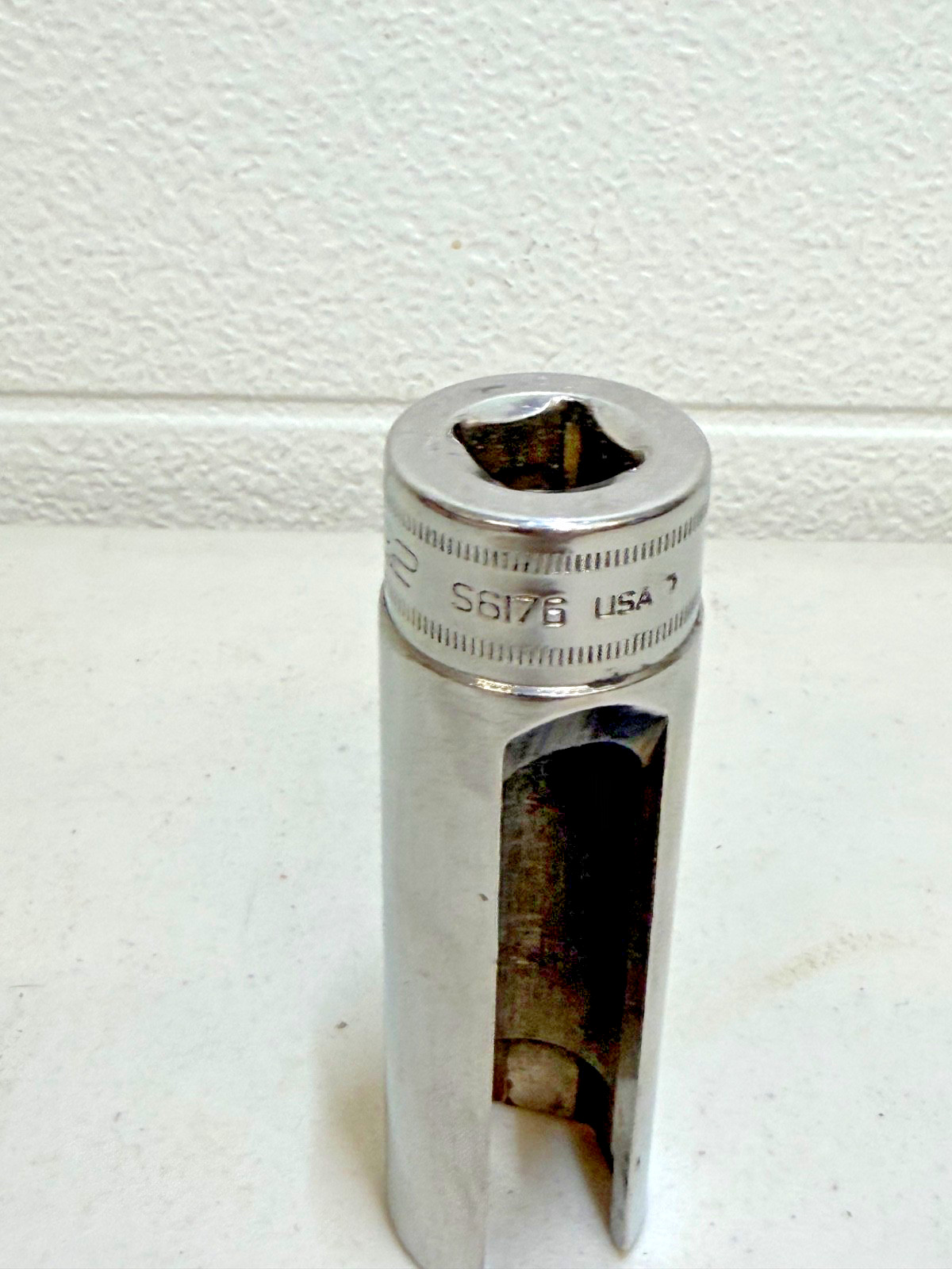 Snap On S6176 Metric 1/2″ Drive Deep 22mm Oxygen Sensor Socket Used