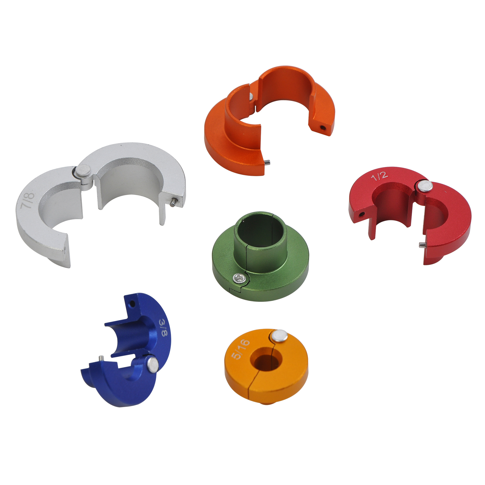 Air Conditioning Lines Disconnect Set, Aluminum Fuel Lines Connecter Tool 6pcs