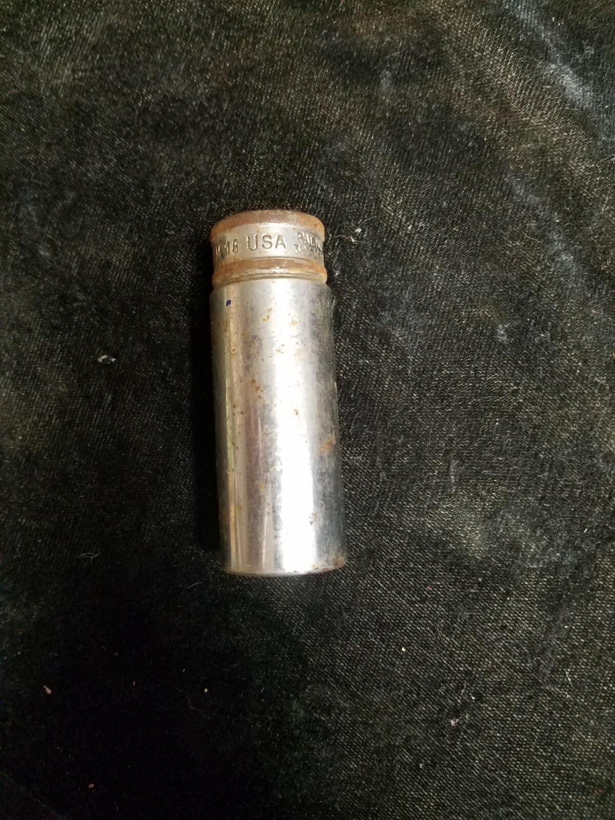 Snap-On SFSM18 Chrome 3/8″ Drive 6 Point Metric 18mm Deep Socket USA Made